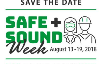 Join us for Safe + Sound Week, August 13-19, 2018