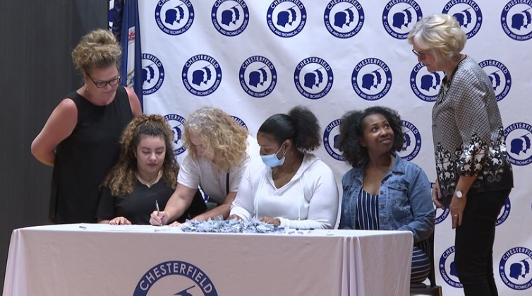 This Signing Day ceremony honors Chesterfield teens who landed jobs after high school