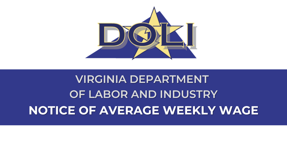 Statutory Virginia Minimum Wage Increase Effective January 1 2025 DOLI
