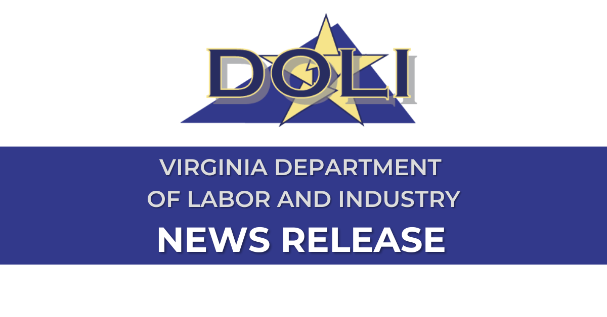 Virginia Department of Labor and Industry receives federal grant funds to expand Registered Apprenticeship