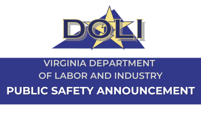 Public Safety Announcement: VOSH announces new initiative to address recent increase in workforce fatalities